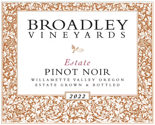 Broadley Pinot Noir Estate 2022